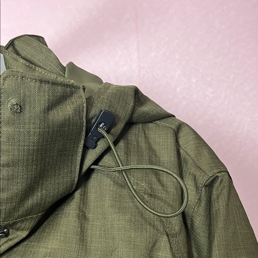 North End Olive Utility Hooded Jacket for Women - Picture 6 of 11